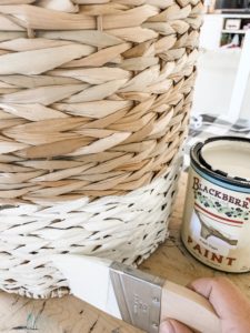 Christmas tree basket idea- so cute and easy!