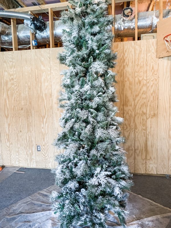 DIY flocked Christmas tree Step by step instructions! Wilshire