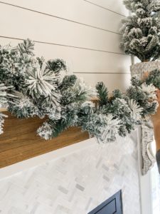 How to hang garland on your mantel this Christmas!