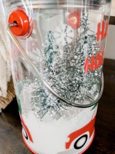 5 minute Christmas craft- DIY snow globe