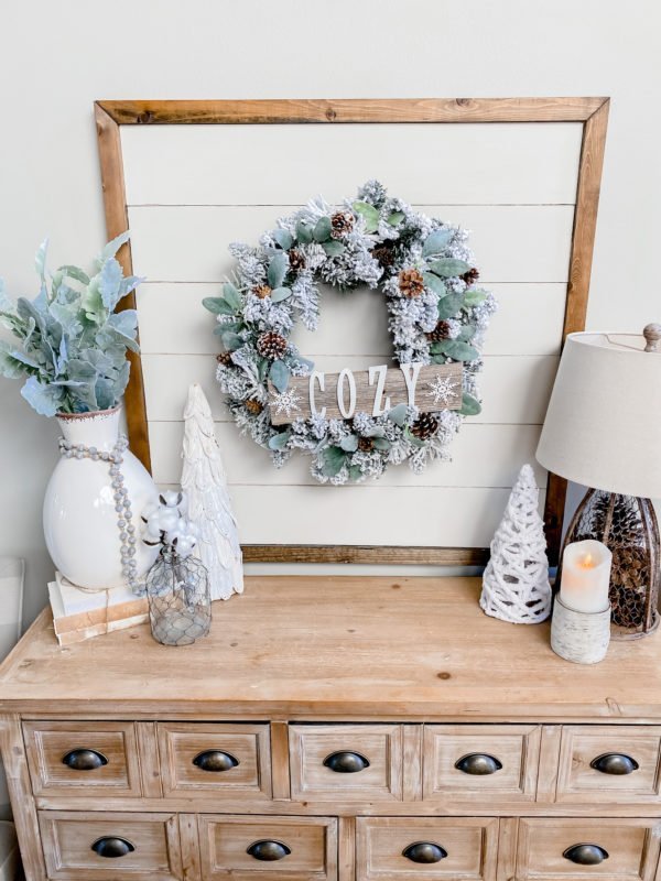 Cozy winter decorating in the entry way! - Wilshire Collections