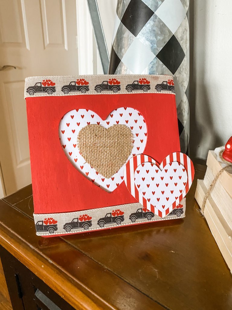 Valentine's DIY picture frame