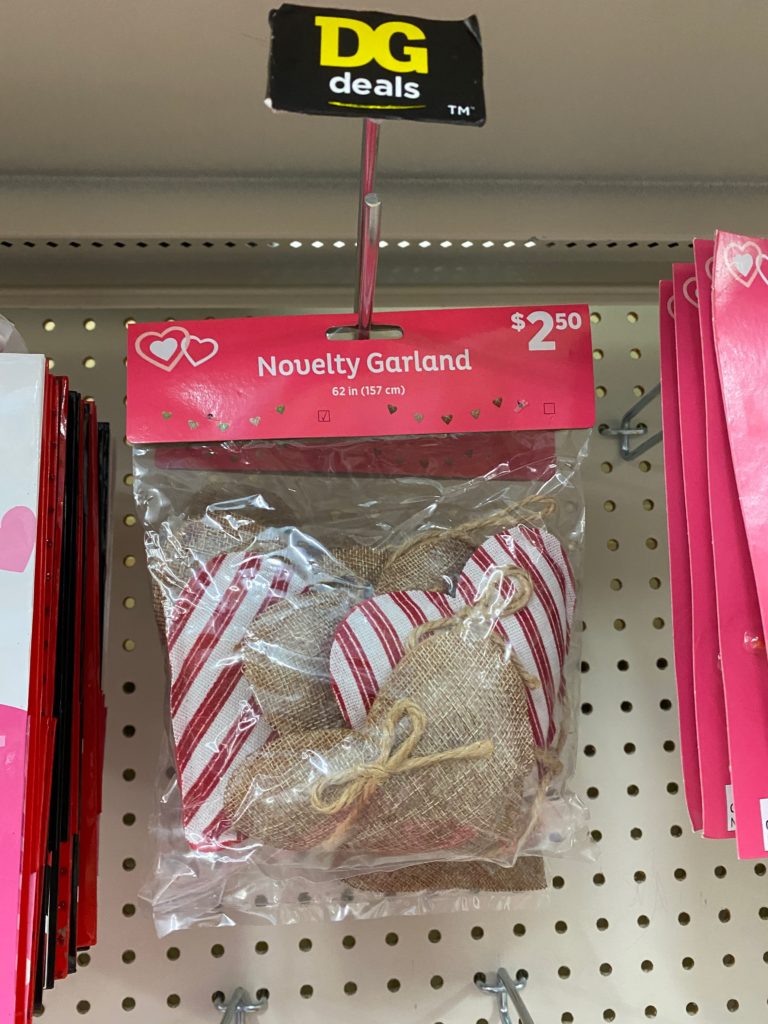 Valentine's decor from Dollar General- 10 must have items!