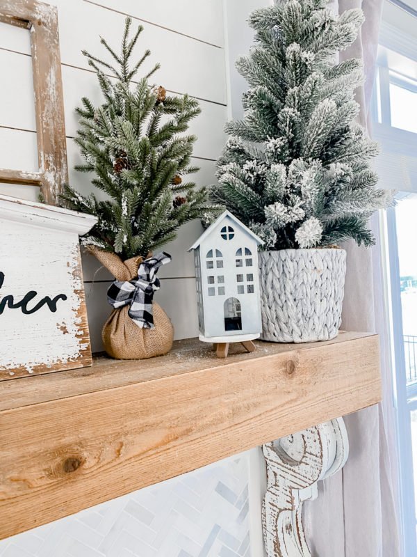 Winter mantel ideas for a cozy neutral look! - Wilshire Collections