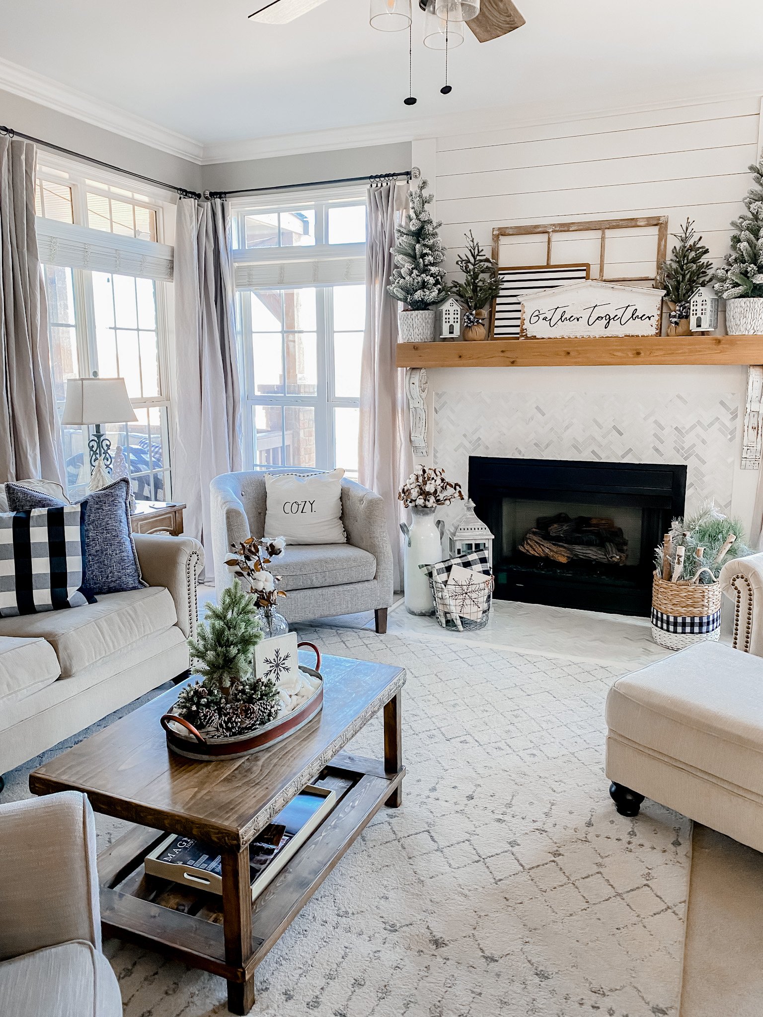 Winter living room inspiration - Wilshire Collections