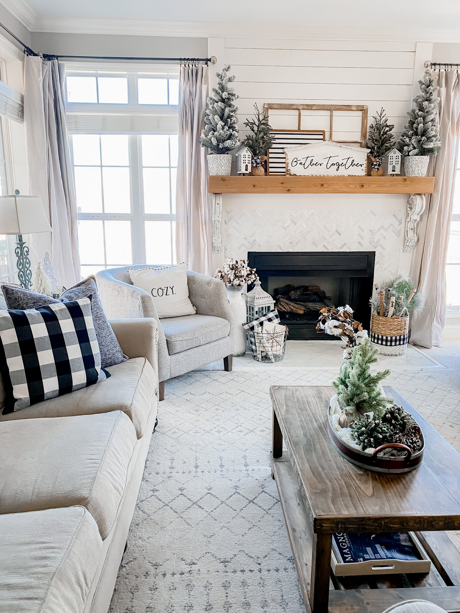 Winter living room inspiration - Wilshire Collections