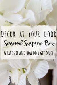 Decor at your door- seasonsal surprise box