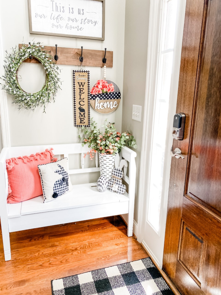 Spring entry way decor ideas