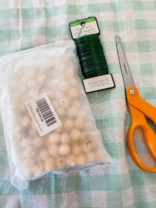 DIY wood bead napkin rings