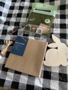 DIY Moss bunny project