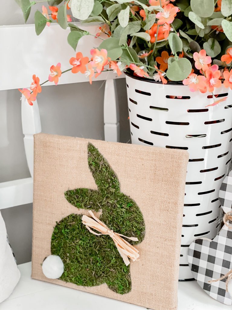 DIY Moss bunny project