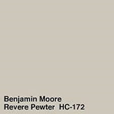 Paint colors- Revere Pewter