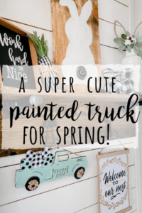 Painted truck for Spring!