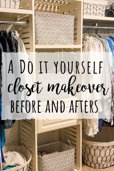 Closet Makeover- A DIY project!