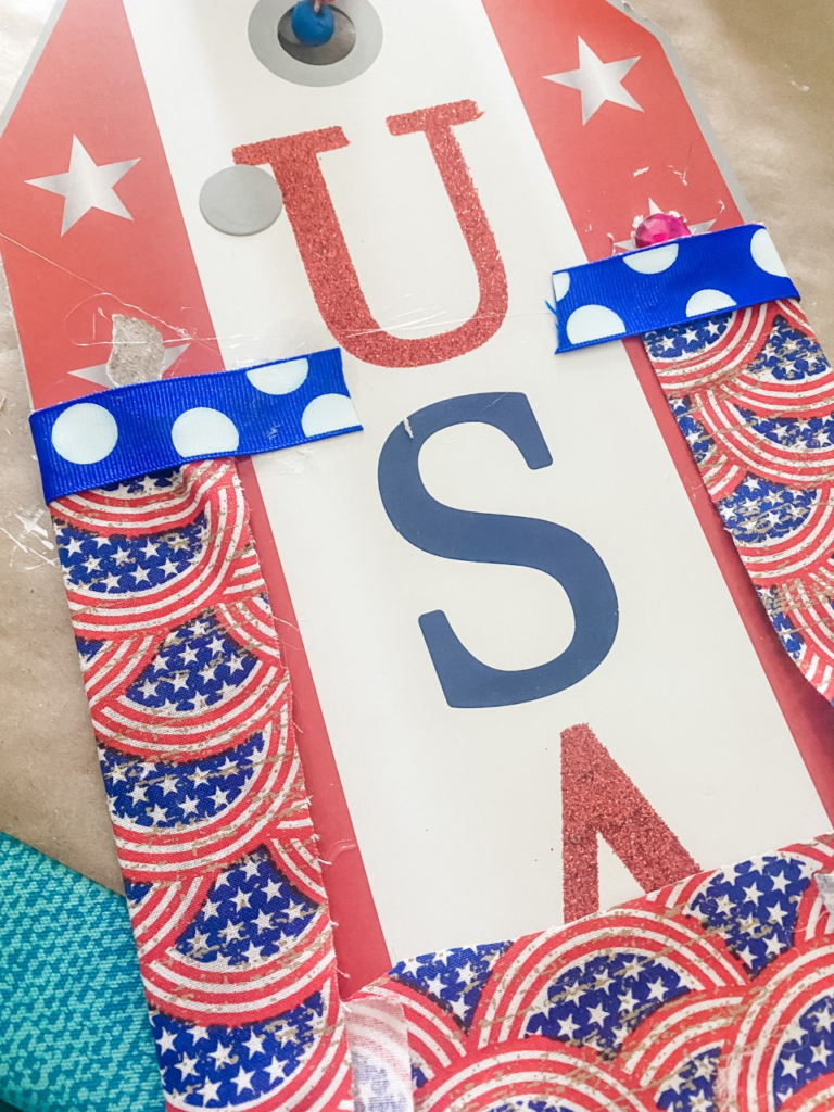 Dollar tree patriotic sign DIY