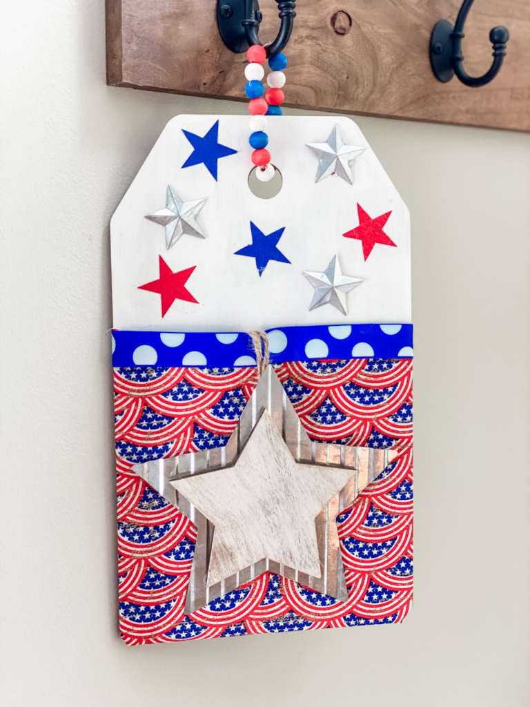 Dollar tree patriotic sign DIY