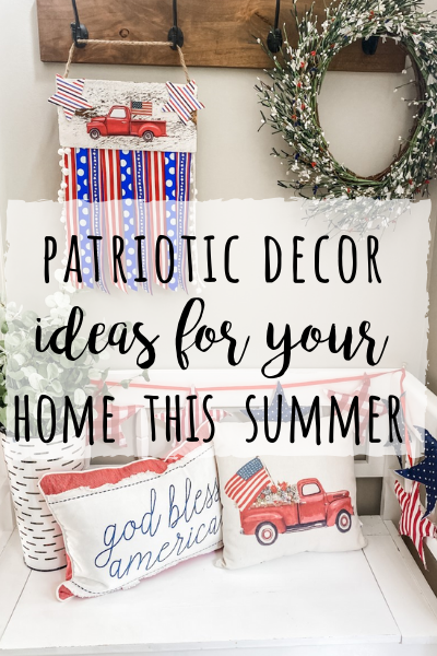 Patriotic decor ideas for Summer!