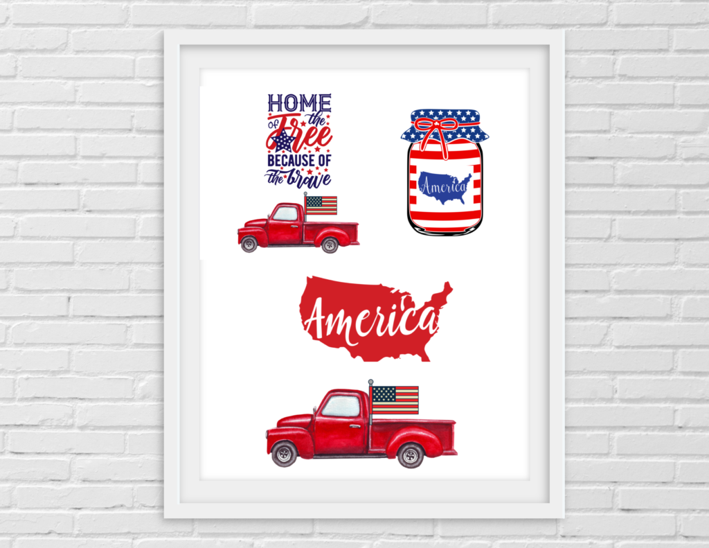 Printable- Patriotic- Crafters bundle