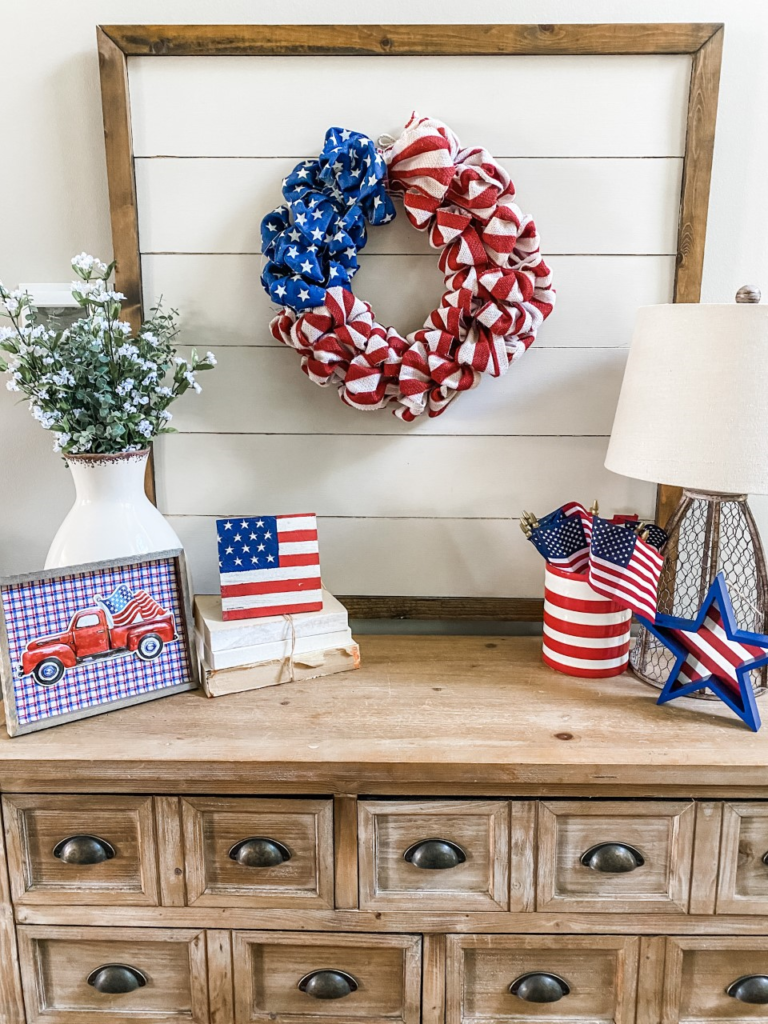 Patriotic decor ideas for Summer!