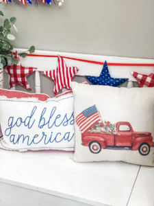 Patriotic decor ideas for Summer!
