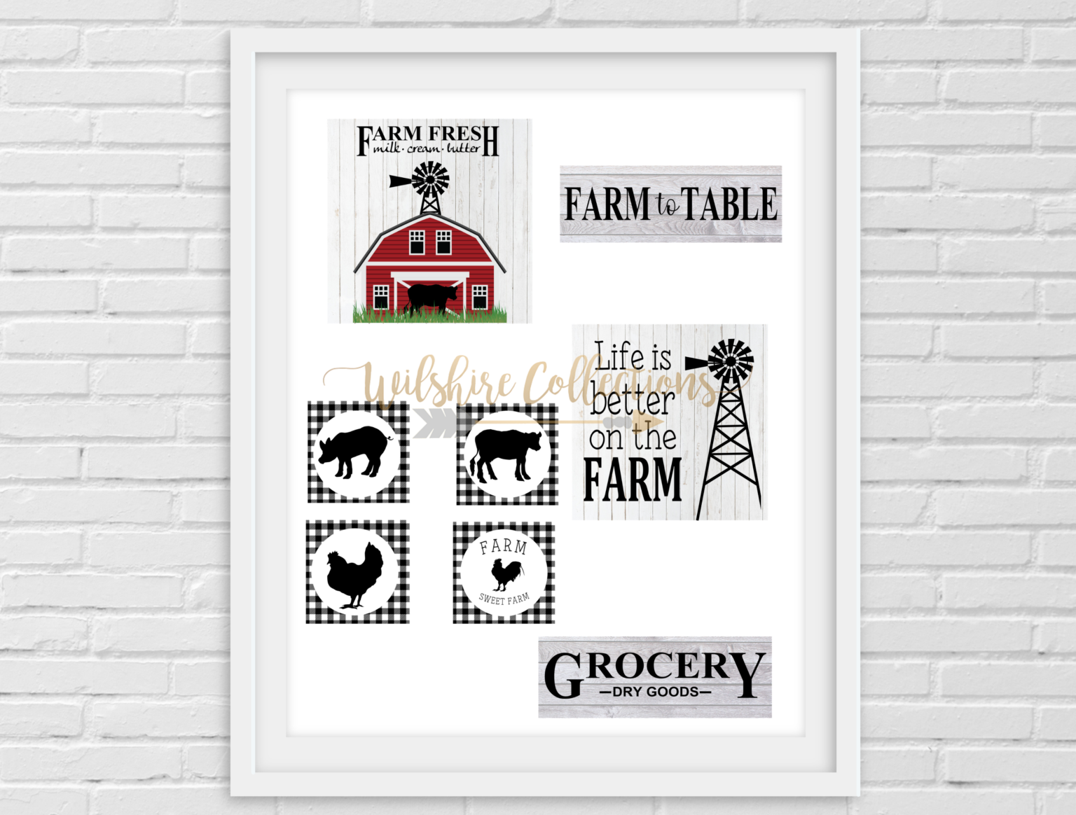 DIY farmhouse barn sign - Wilshire Collections