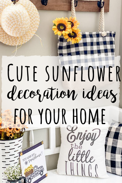 Sunflower decorations for your home