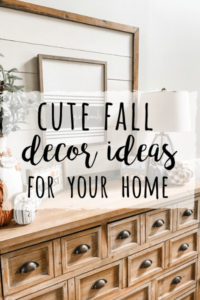 Cute Fall Decor Ideas for your home