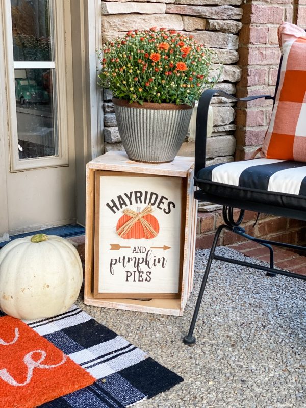 Easy Fall porch ideas Wilshire Collections