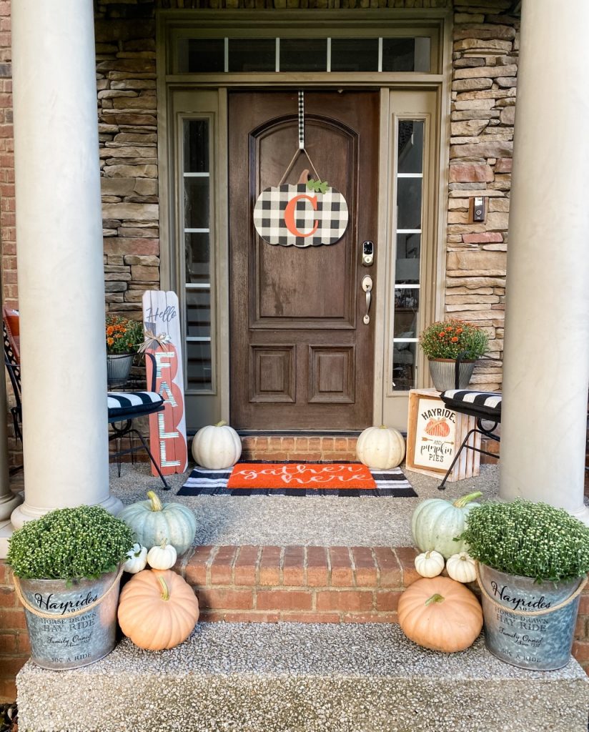 Easy Fall porch ideas