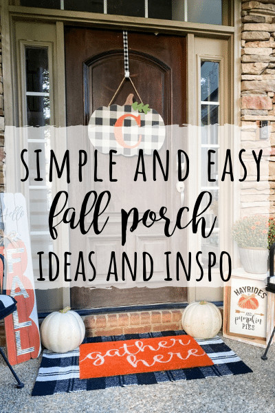 Easy fall porch ideas for your home!