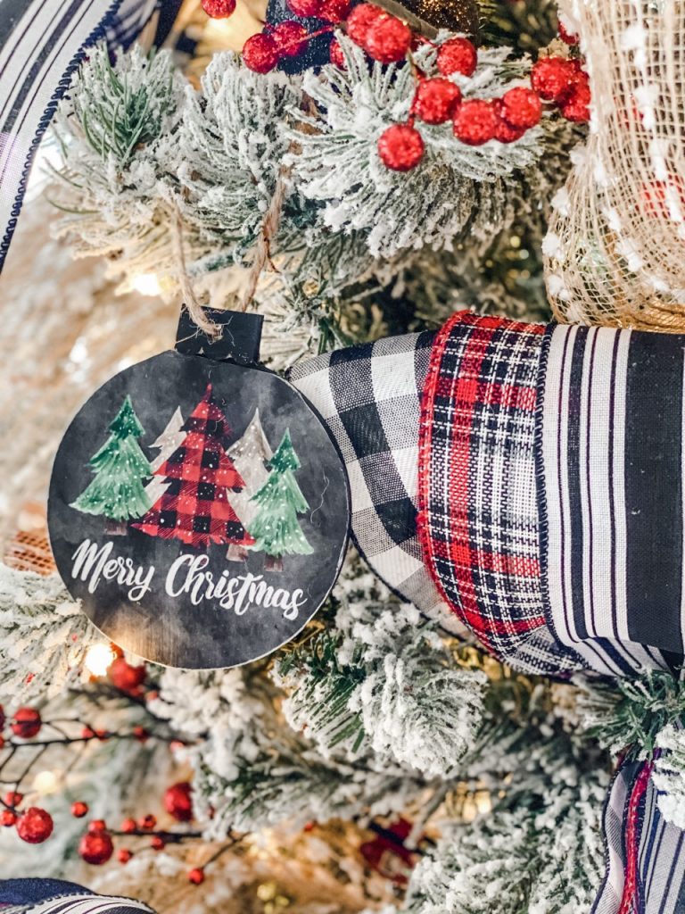 DIY ornaments using printables