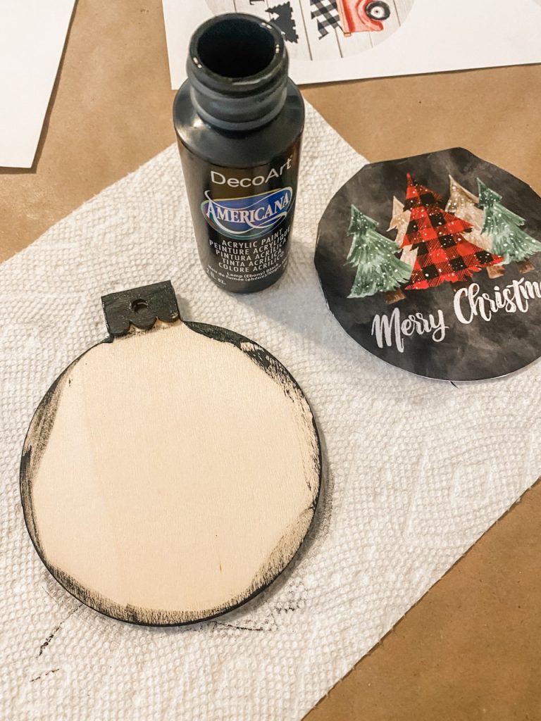 DIY ornaments using printables