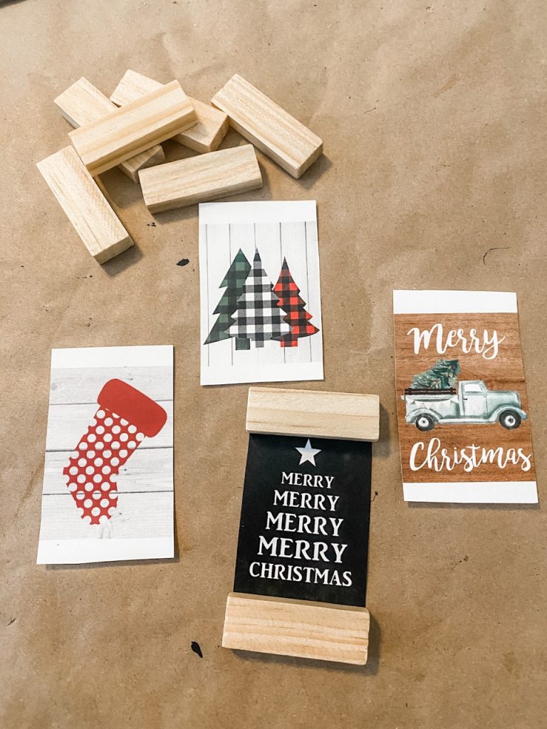 DIY ornaments using printables