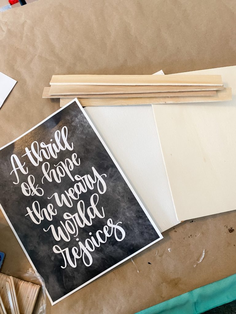 DIY sign using a printable!