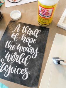DIY sign using a printable!
