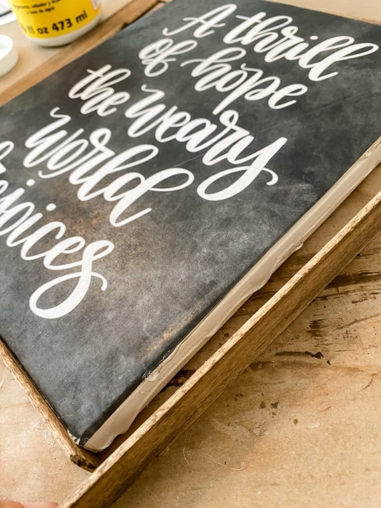 DIY sign using a printable!