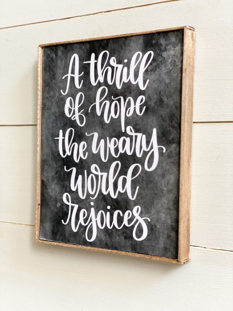 DIY sign using a printable!