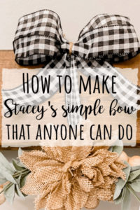 How to make Stacey's simple bow- that anyone can do!