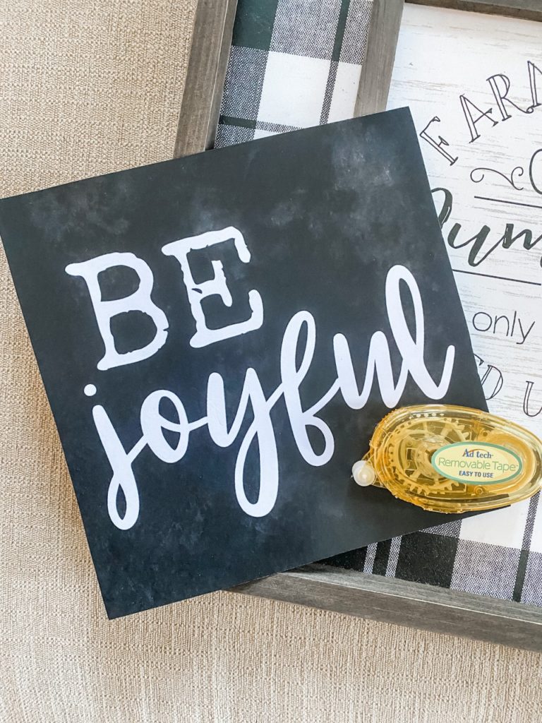 Free printable- be joyful