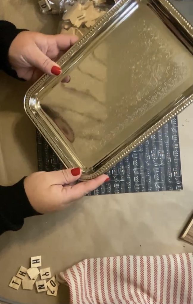 Dollar Tree Tray DIY