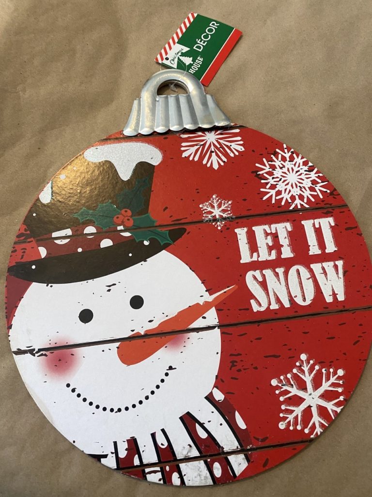 Dollar Tree DIY Christmas ornament