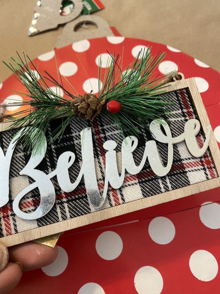 Dollar Tree DIY Christmas ornament