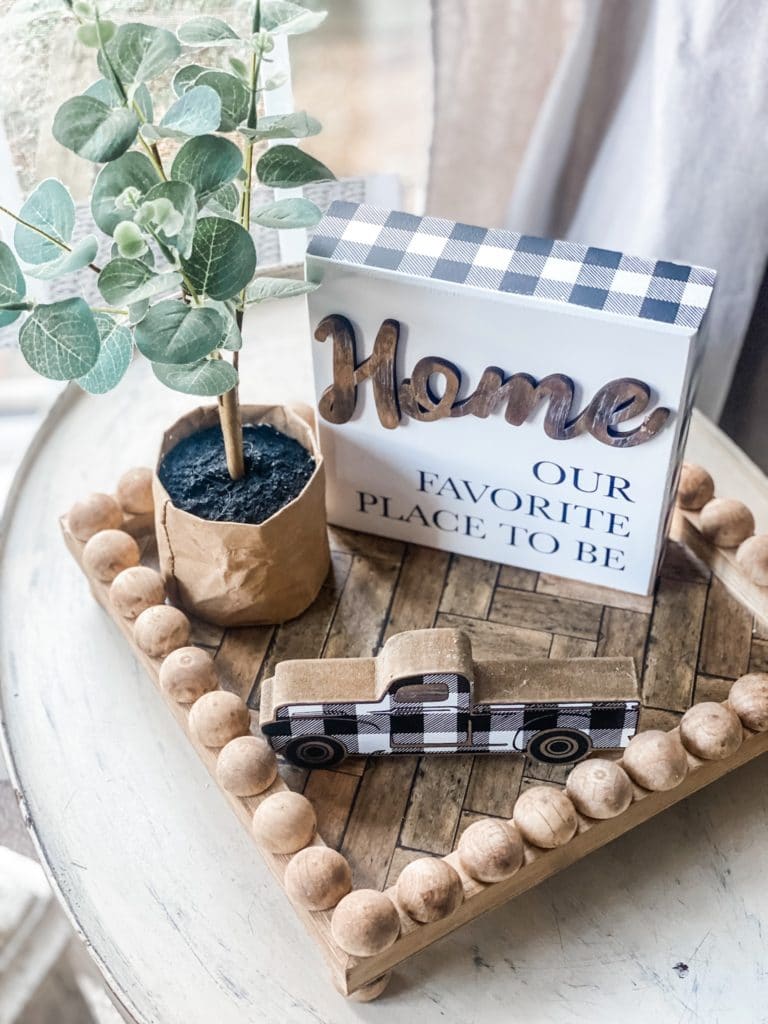 DIY farmhouse tray