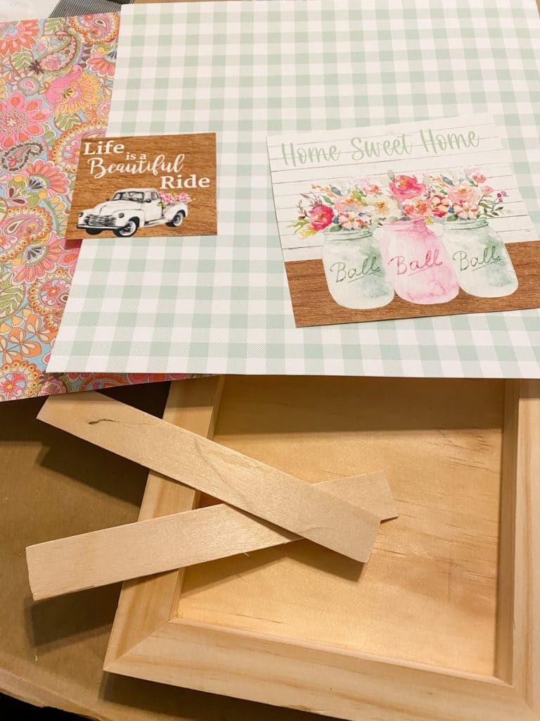 Reversible Spring sign craft