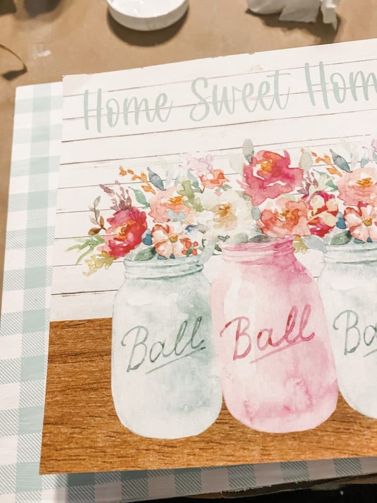 Reversible Spring sign craft