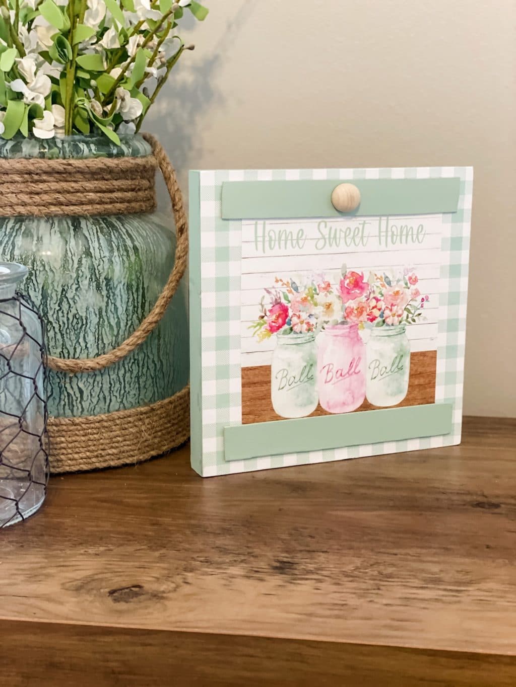 Reversible Spring Sign craft! - Wilshire Collections