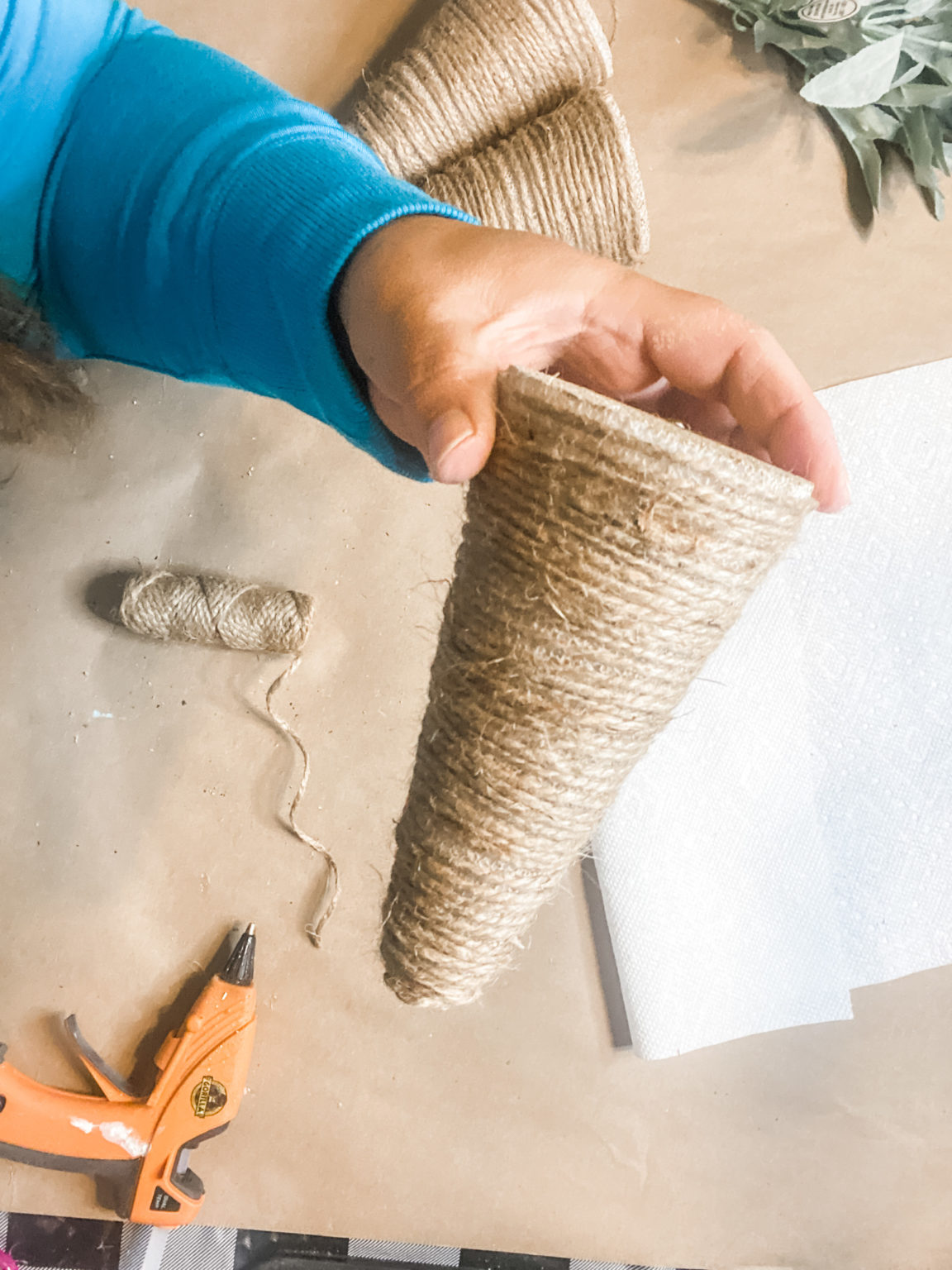 DIY jute carrots for your Spring decor! Wilshire Collections