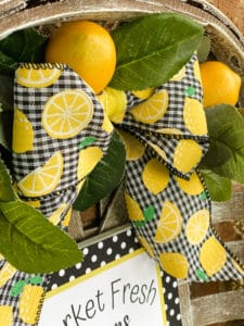 DIY lemon inspired project
