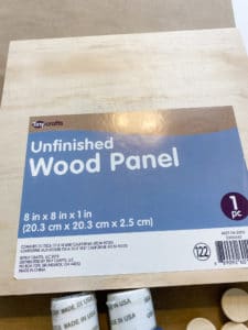 wood panel