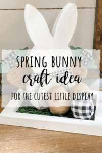 spring bunny craft
